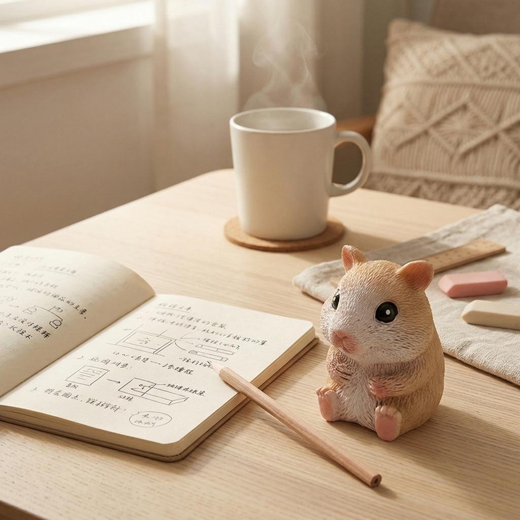 Cute Little Hamster Stress Ball Slow