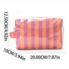 High Quality PVC Material PVC Makeup Bag Waterproof Polka Dots Striped Makeup Bag Striped Pattern Leopard Print Organizer Travel
