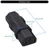 Straight Through Conversion Plug Double Female Iec320 C13 Extension Converter Plug