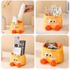 Cute Puppy Pen Holder Plastic Material Creative Stationery Storage Box Desktop Decor Student Stationery Supplies Children's Gift