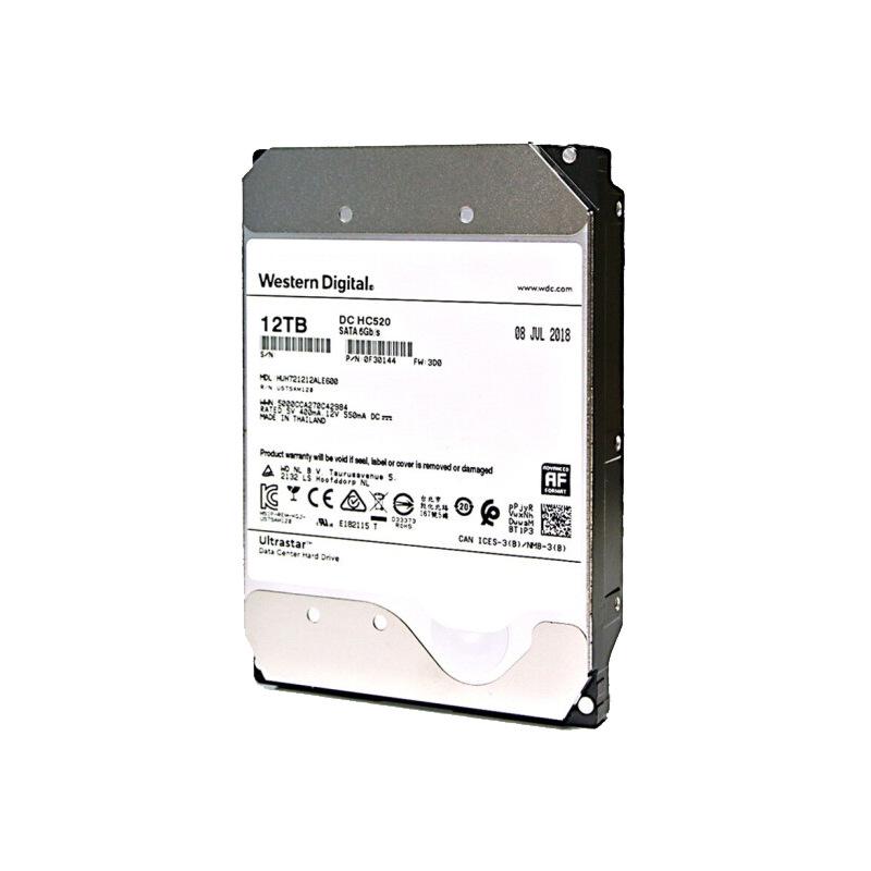 Western Digital Enterprise Mechanical Hard Drive: 8TB, 10TB, 12TB, 14TB, 16TB Data Center Server Drive