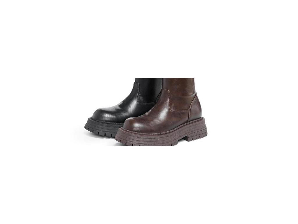 Women's Thick-Soled Retro Over-the-Knee Knight Boots - Autumn/Winter Fashion Martin Boots
