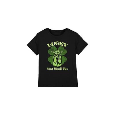 Childrens/Kids Lucky Yoda St Patricks Day T-Shirt