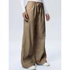 Calças Casuais e Fashion Coloridas Soltas com Bolsos para Mulheres