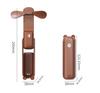 Tragbarer USB-Wiederaufladbarer Mini-Faltventilator mit individuellem Logo