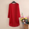 Vêtements d'été pour femmes Protection solaire Cardigan en maille transparente ultra-fine Chemise de climatisation Grande taille Châle veste mi-long
