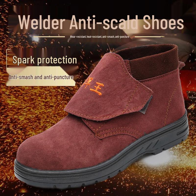 Leidianshield High-Top Welding Safety Shoes - Anti-Smash & Puncture 41