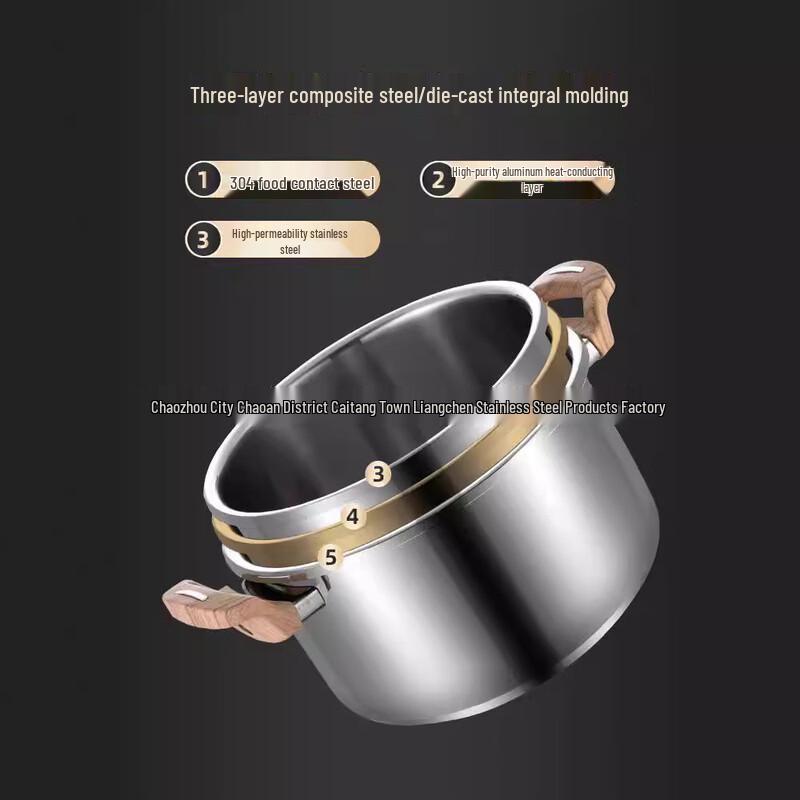 Oujie King 304 Stainless Steel Micro Pressure Cooker