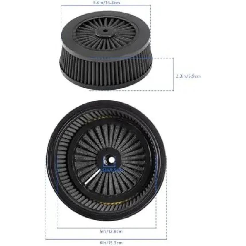Bravema Air Filter for Harley Sportster Dyna Softail Touring Street Glide Road King
