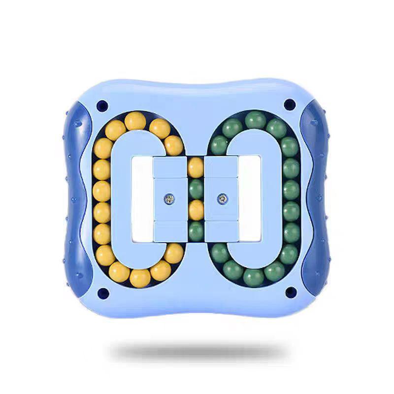 

Toys Educational Magic Rotating Bean Fidget for Anxiety ADHD Stress Relief Gifts Teenager IQ Challenge Mind Games Boys Girls синий