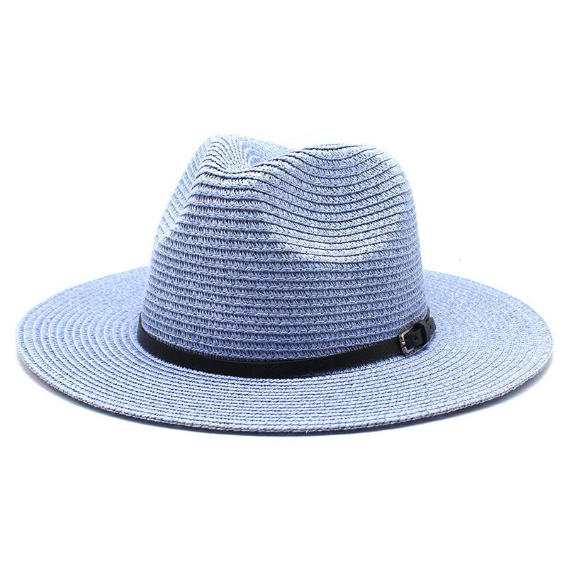 Summer Foldable Wide Brim Straw Hat For Men And Women With Sun Protection And Breathable Design For Beach And Outdoor Activities