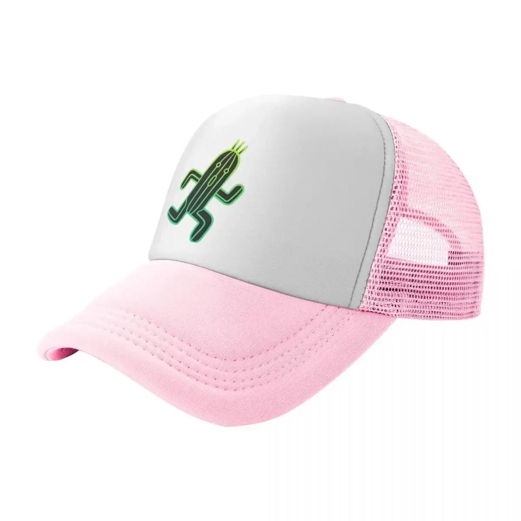 Cute YK Final Fantasy Cactus Custom Mesh Baseball Caps Unisex Camping FeUnisex Beach Sunscreen Hats Snapback Cap