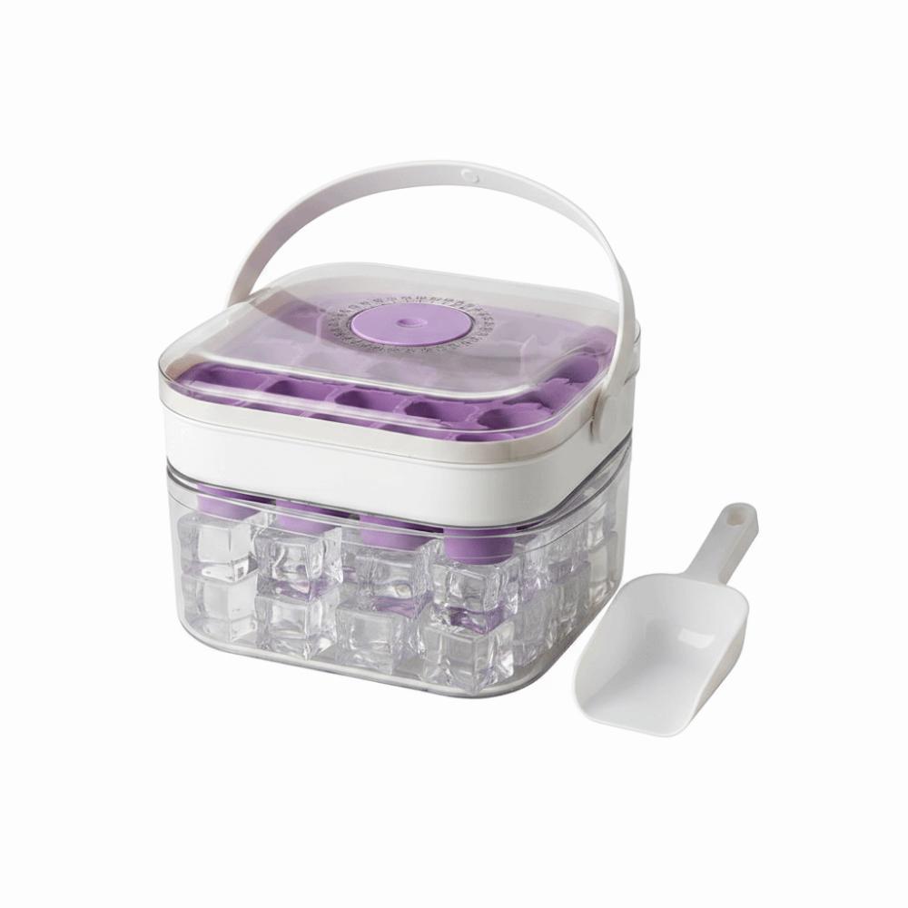 Space-Saving Ice Cube Mold Reusable Ice Maker Homemade Ice Cube Tray Household Use