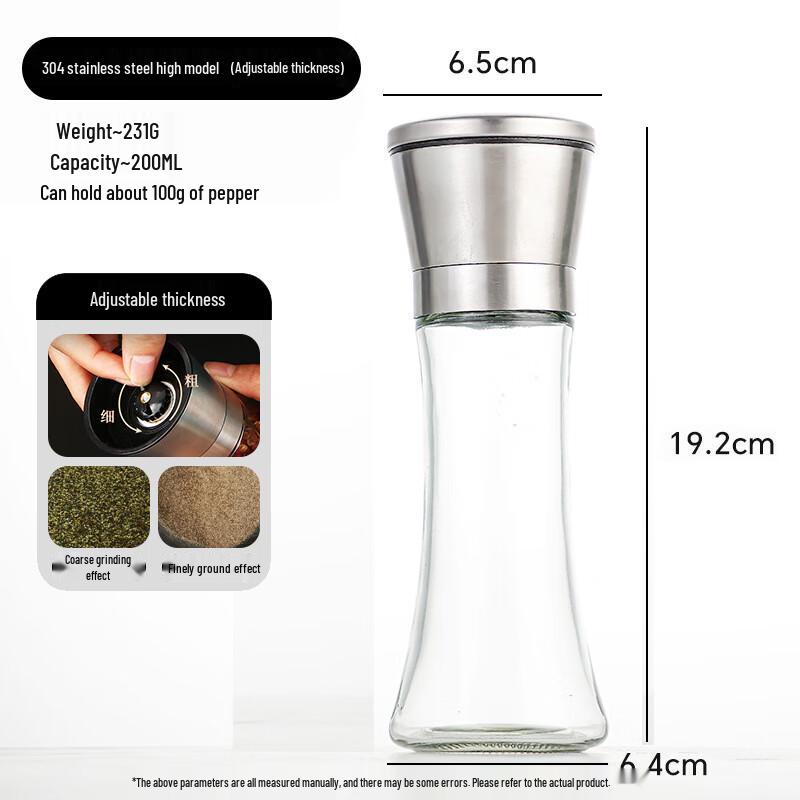 Manual Stainless Steel Grinder Set