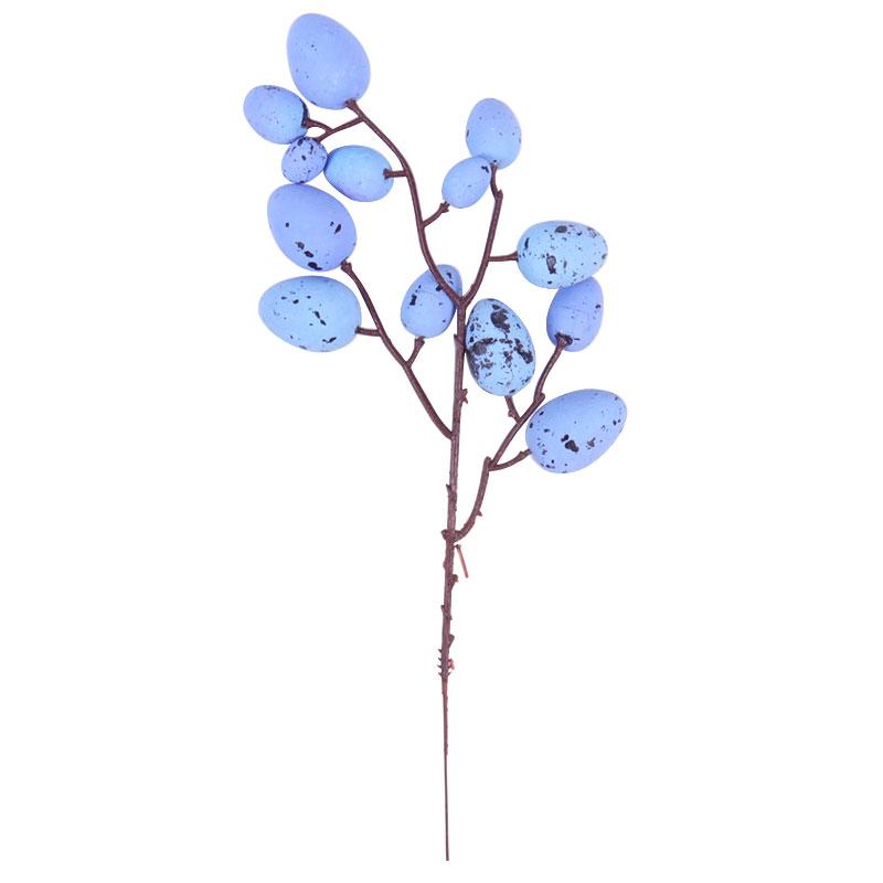 Easter Egg Tree Branch Colorful Foam Fake Artificial Flower DIY Easter Decoration Wedding Festival Party Home Accessories Supply