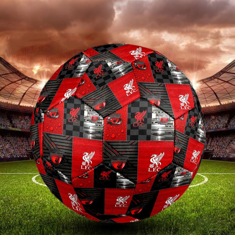 football club Print Size 5 Soccer Ball, Standard Match Football for Sports Game and Team Practice, Ideal Gift for Soccer Fans