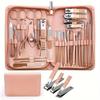 30 In 1 Manicure Set Nail Clipper Set Nail Kit for Women Men Stainless Steel Manicure Kit Professional with Travel Case