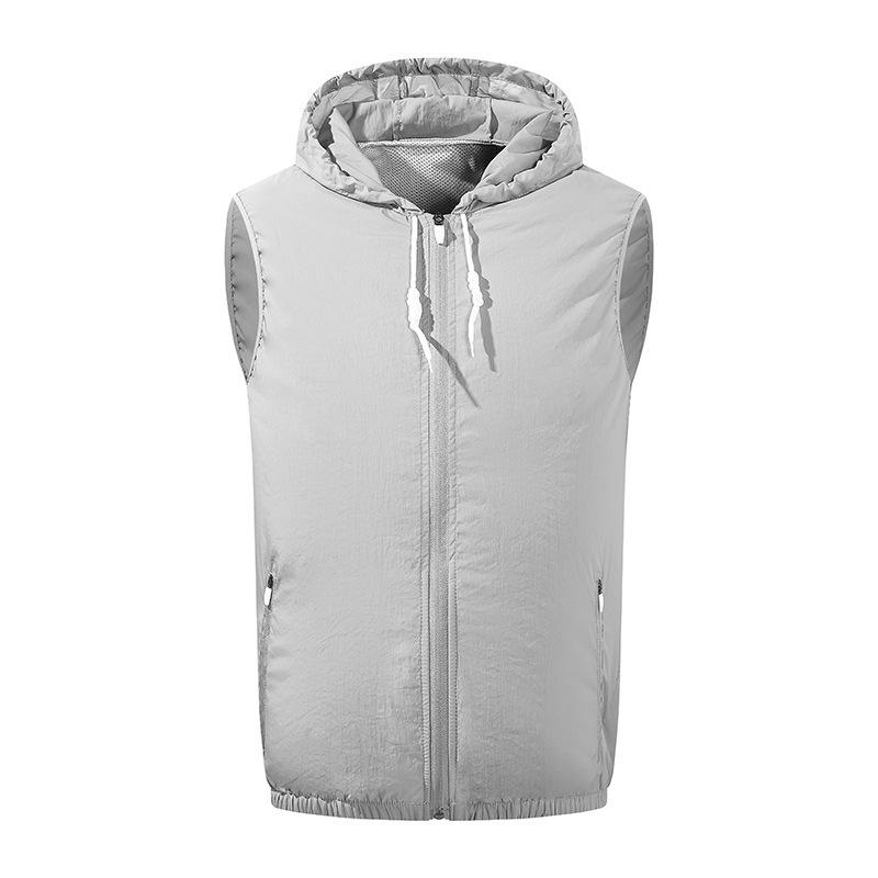 Summer Cooling Suit: High-Tech Fan Vest and Camouflage Fishing Vest for Men
