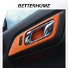 Make of Alcantara Betterhumz For Ford Mustang 2015- Auto Door Bowl Handle Trim Sticker Tuning Decor Car Interior Accessories