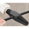 Schraubenausdreher Schraubenentfernungswerkzeug Ausgebrochener Bolzenausdreher für 1/2 Zoll 3/4 Zoll Rohrventil Wasserhahn Ausgedrehter und beschädigter Bolzenausdreher