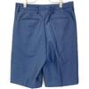 Balenciaga 15Stainless Steel 372044 Blue Wool Tucked Shorts Bottoms 46 NavyUsed
