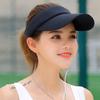 Outdoor Summer Sport Cap Sun Hat Unisex Beach Golf Tennis Hat Wide Brim Sun Visor Hat Empty Hat
