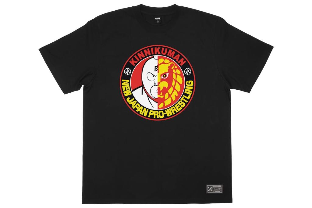 New Japan Pro-Wrestling T-Shirt, New Japan Pro-Wrestling x KINNIKUMANIA COLLECTION Kinnikuman Collaboration 2024, XL, 5590101707
