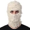 Comfortable Knitted Ski Mask Windproof Solid Color Winter Balaclava Warm Neck Hat Unisex