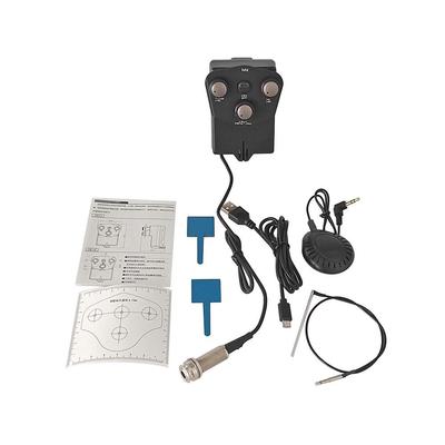 Bluetooth Acoustic Guitar with Vibration Pickup, Reverb Delay, Microphone, and Tap Plate Functions, Featuring M2 Resonant Pickup.