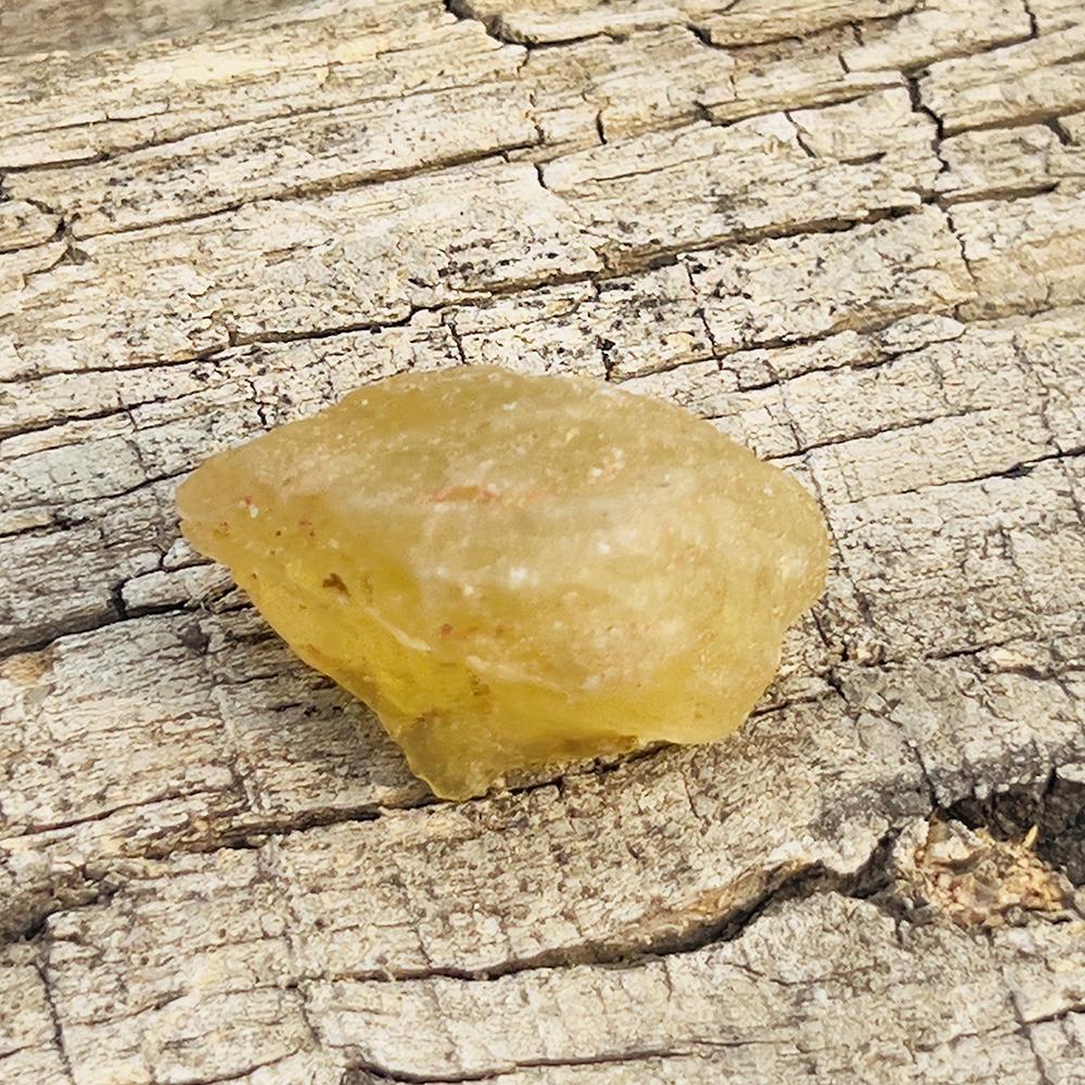 Natural Topaz Loose Gemstone 39.15 Ct Lemon Uncut Rough for Lapidary and Gem Collections
