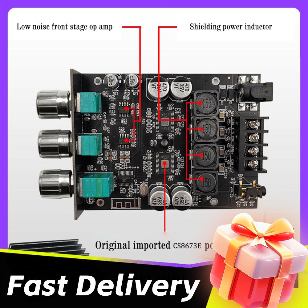 ZK-1002T Bluetooth HIFI 2.0 Channel Amplifier Stereo AMP Speaker Boards 100Wx2 Amplifier Board Stereo Subwoofer Speaker Module