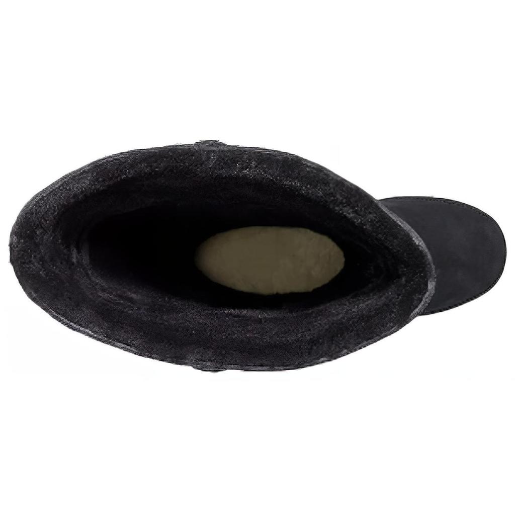UGG Klasické semišové vysoké kozačky nad koleno Dámské boty Černé 1104610-BLK