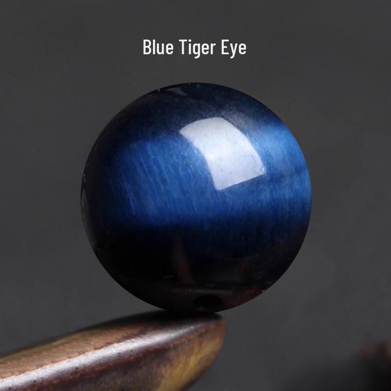 Natural Tiger Eye Cat's Eye Beads: Gold, Blue, Red, Yellow Crystal DIY Bracelet Spacer