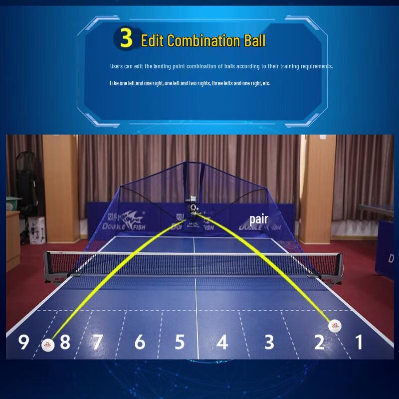 Double Fish DF-E6 Smart Table Tennis Serve Machine