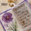 Talos Women Birth Flower Necklace, Floral Book Pendant January To December Month Gift for Wife Girlfriend