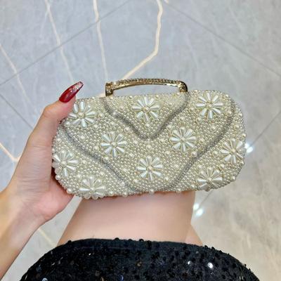 Hand-held Bag, Evening Bag, Party Bag, Banquet Bag, Small-sized Pearl Bag, High-end Handbag