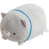 Sumikkogurashi Cat Siblings and the Candy Shop Round Hug Plush Toy, Cat Siblings [Gray] MF36001