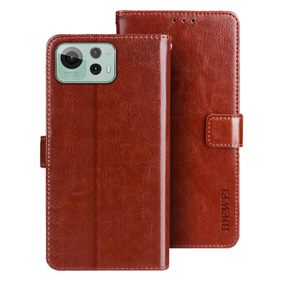 

Чохол-підставка Crazy Horse Texture Leather Cover для Asus Zenfone 12 Ultra 5G Brown