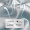 Ice Silk Cooling Fitted Sheet Elastic Band Bed Sheet Breathable Mattress Cover  Home