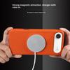 For iPhone Air Case Compatible with MagSafe Litchi Texture Genuine Cow Leather + PC Phone Cover