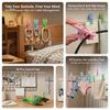 Plastic Clothespins 30 Pcs Strong Grip Anti Wind Durable Clips Multi Laundry Drying and Cable Organizer for Home Dorm Use