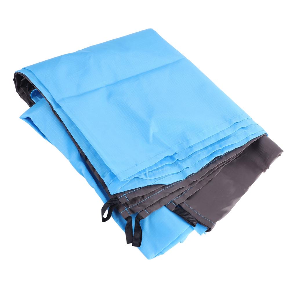Beach Blanket Polyester Nylon Foldable Waterproof Sand Proof Beach Mat with Cloth Bag for Picnic Travel Outdoor Camping