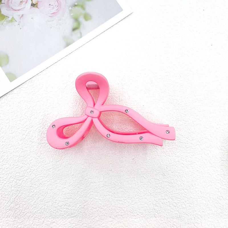 

French Minimalist Black & White Polka Dot Large Hair Claw Clip розовый