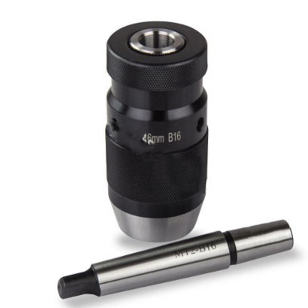 116mm Self Tightening Keyless Lathe Drill Chuck B16 MT2 B16 For Arbor Compatible for Drilling Milling and Lathe Equipment