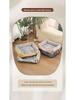 Cozy Pet Nest: Square Plush Dog & Cat Bed with Thick Warm Padding