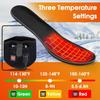 Beheizbare Einlegesohlen Wiederaufladbarer 7,4V 2700mAh Akku Bis zu 12 Stunden Heizdauer Knopfsteuerung Fußwärmer für Männer & Frauen