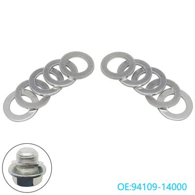 10/20 PZ Per Honda Accord Civic CRV CRZ HRV Acura 14MM Tappo di scarico olio Rondelle Guarnizioni 9410914000 94109-14000 94109 14000