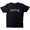 Men's Pantera Leaf Skull T-shirt X-Large Black