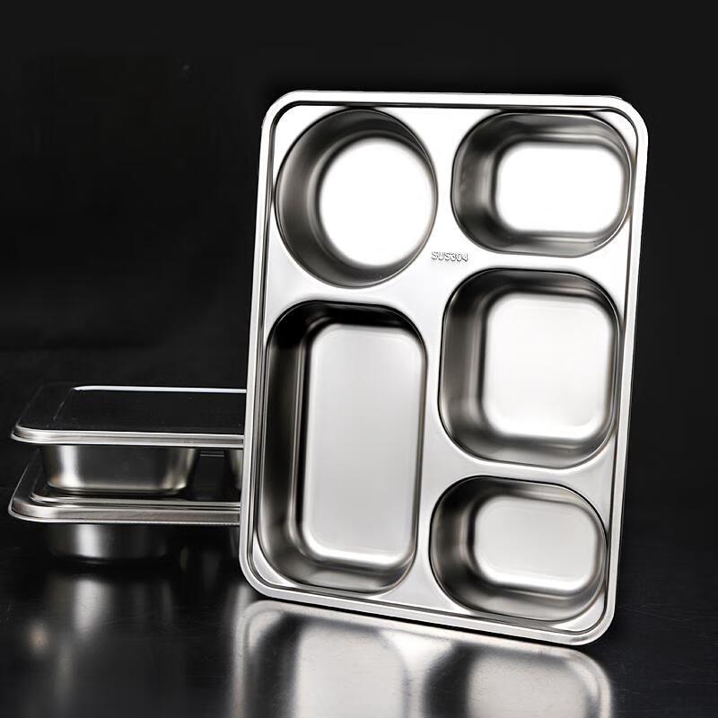 Lunchbricka i 304 rostfritt stål med 5 fack