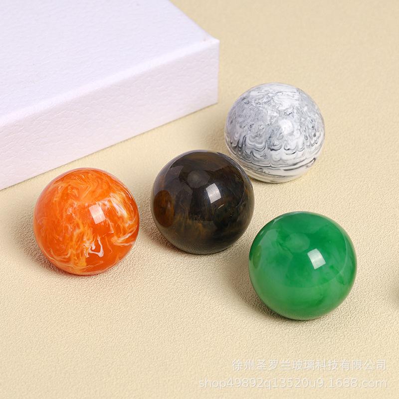 15mm Resin Perfume Bottle Cap, Hand-Polished Sphere & Cylinder Shape, Crimp Neck Spray Lid for Refillable Atomizer